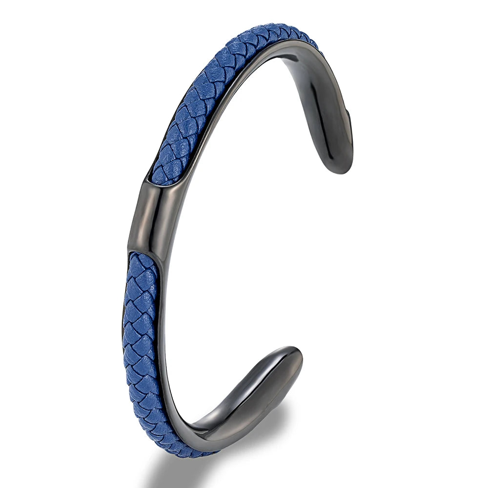 LEATHER STEEL CUFF
