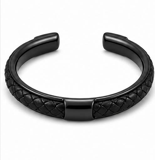 LEATHER STEEL CUFF